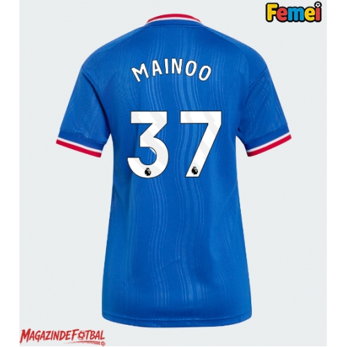 Manchester United Kobbie Mainoo #37 Tricou Fotbal Replică 2026-27 Femei Deplasare Manchester United Kobbie Mainoo #37 Tricou Fotbal Replică 2026-27 Femei Deplasare